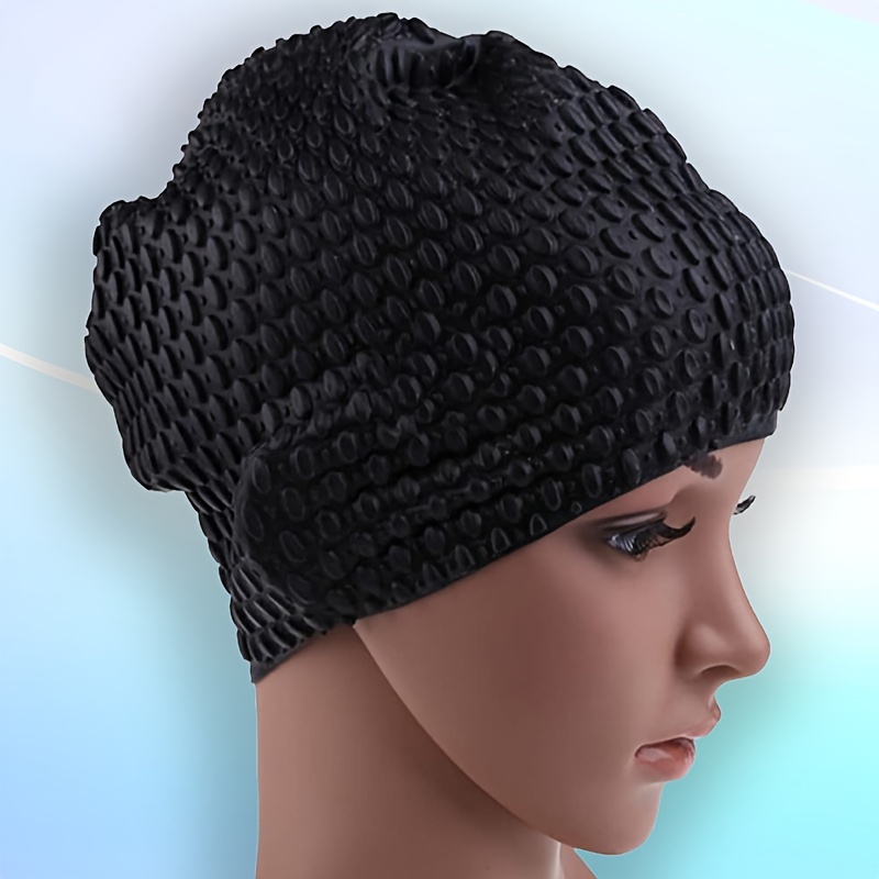 

1pc Non-slip Durable Silicone Swimming Cap, For Long Hair And Ear Protection