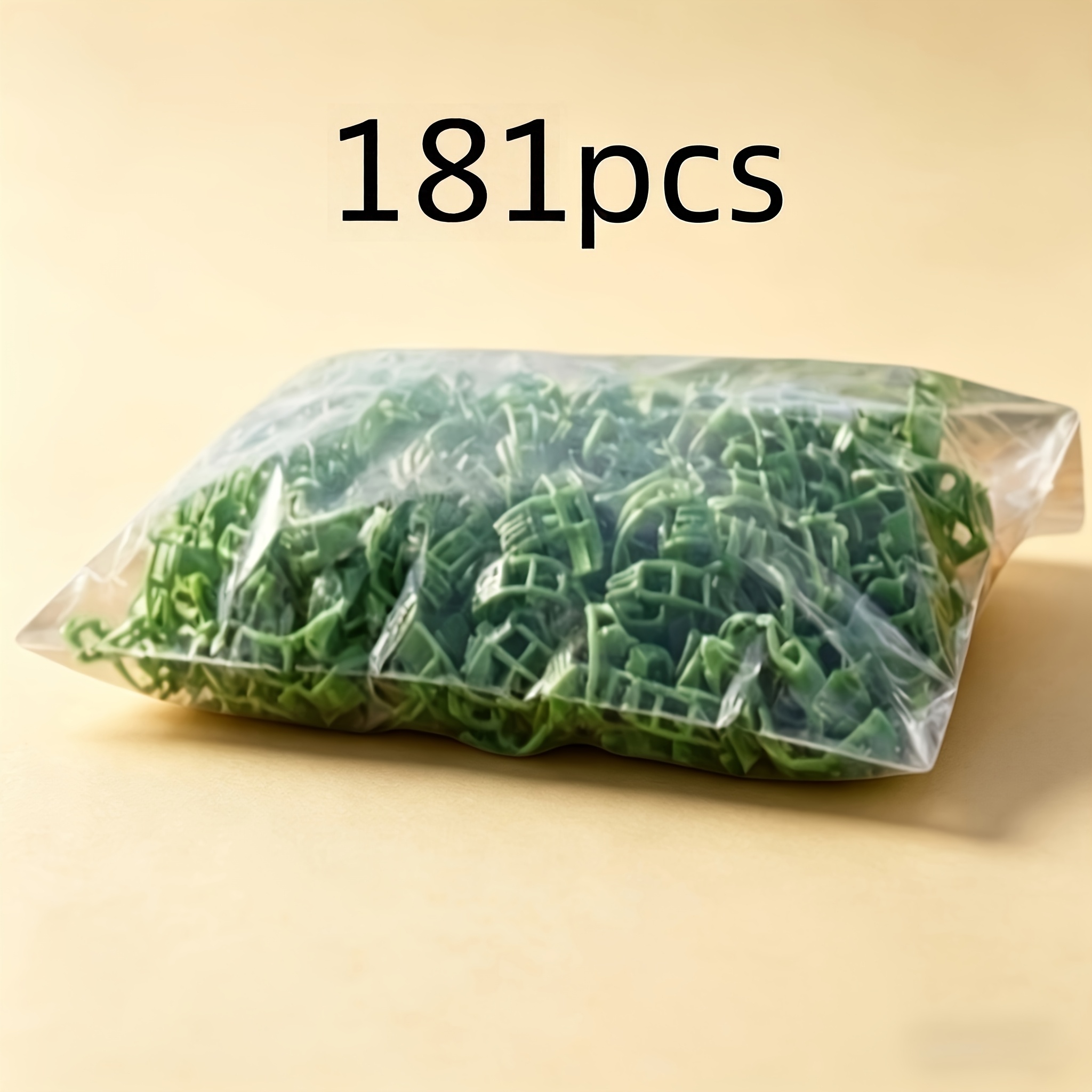 Image of 181 Tomato Clips For Climbing Plants, Plastic Trellis Plant Support Clips, Suitable For Gardens, Reusable Clips For Supporting Grape Tomato Vines And Vegetable Plants, Keeping Plants Upright And