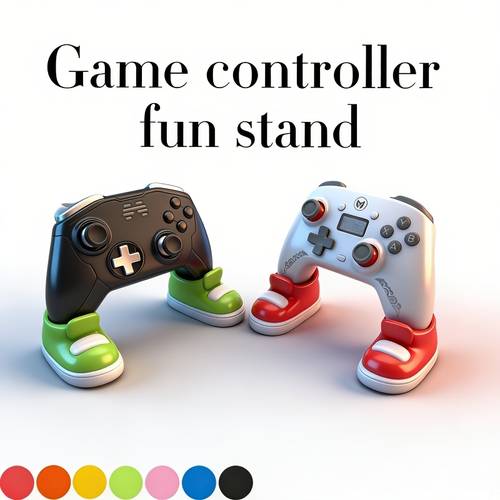 game controller fun stand colorful shoe shaped holder suitable for 5 controllers perfect gift for on birthdays christmas valentines day desktop decoration game controller holder game controller stand gaming accessorie