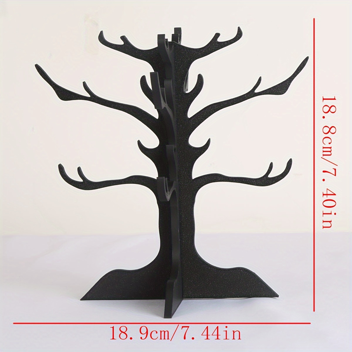 TEMU 1pc, Decorative Ornament, Gothic Style Necklace Holder, Wall-mounted Storage Rack For Bathroom, Bedroom, Living Room - Perfect Halloween Decor