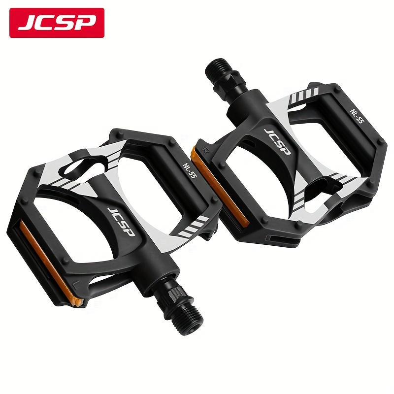 Image of Bicycle Crank Du Bearing Large Pedal Surface Mountain Bike Pedals 4-color Nylon Pedals Cranks High-strength Nylon Durable With Nails Anti-slip
