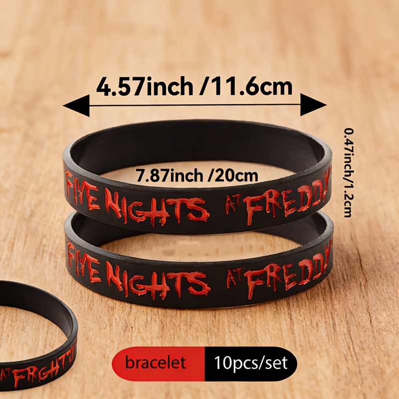 TEMU Gift For Her/him 10pcs Bracelet Set, 's Toy , Creepy Games, Festival Party Supplies, Birthday Party Supplies, Holiday Decor Birthday Gifts,