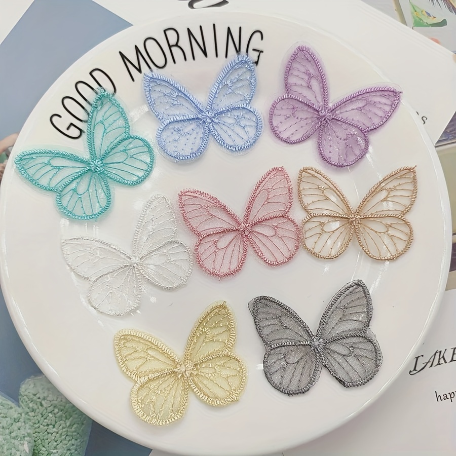 48pcs , Assorted Applique Embroidery, Applique For Bridal Sewing Clothes, , Hat, Clothes Or