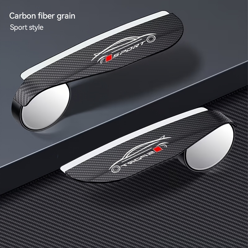 TEMU A Set Of 2 Sport Car Windshield Wipers Along With Blind Spot Mirrors. To Concerns During Rainy . From Carbon Fiber For Durability And . Mirrors