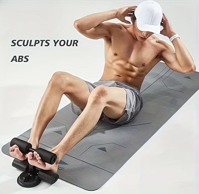 Sit-Up Assist Set with High-Intensity Resistance Bands and Double Suction Cups, Adjustable in Three Heights, Without Battery