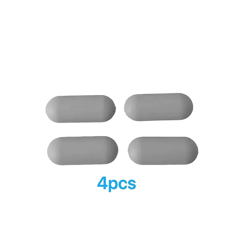 TEMU 4pcs Accessoires de Siège de Toilette Coussin de Couvercle de Toilette Coussin Anti-Collision Coussin d'Absorption des Chocs Coussin de Toilette