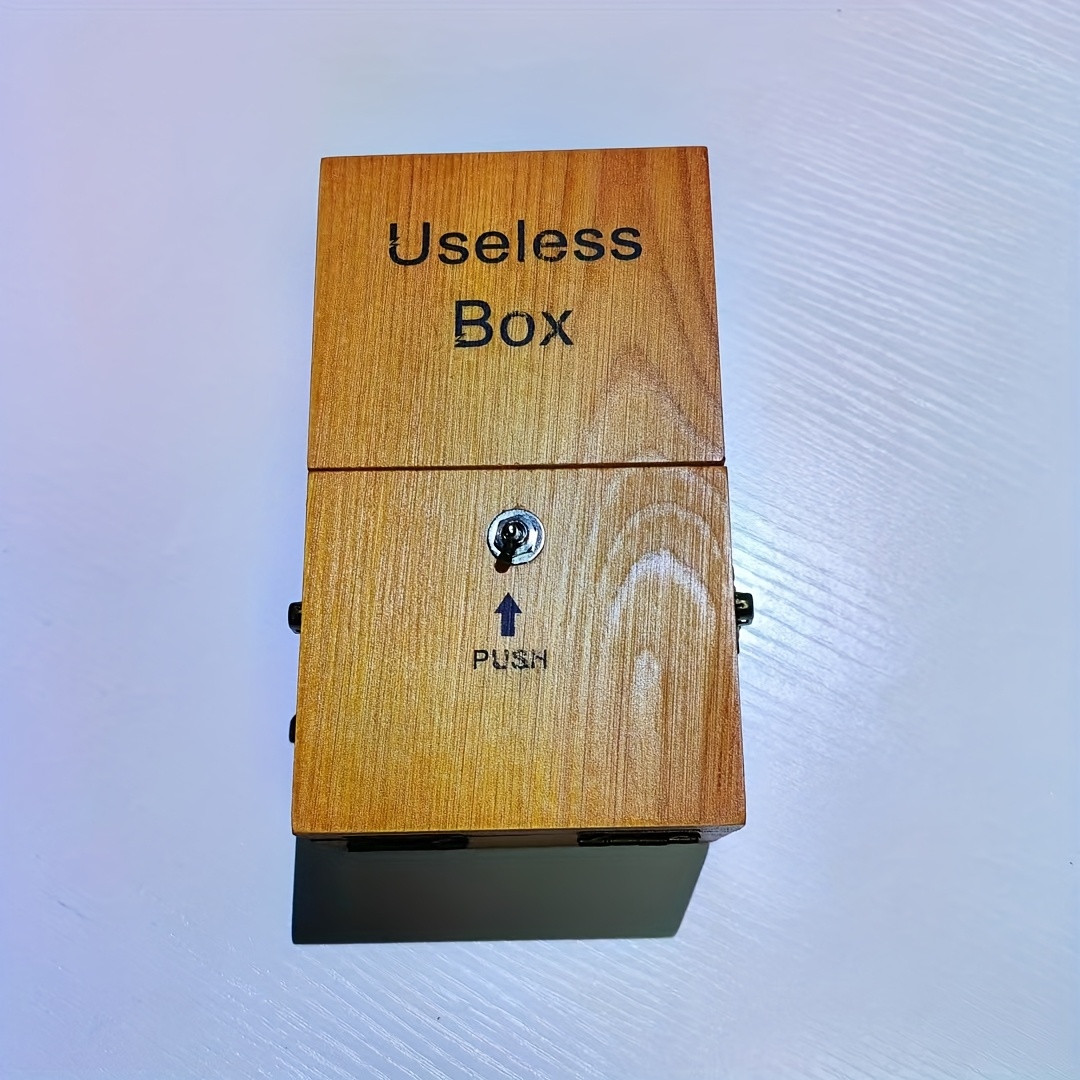 Boring Box, Useless Box, Boring Box Birthday Gift, Interesting Novelty Toy, Suitable For Youth Over 14 Years Old, Home Office Decoration