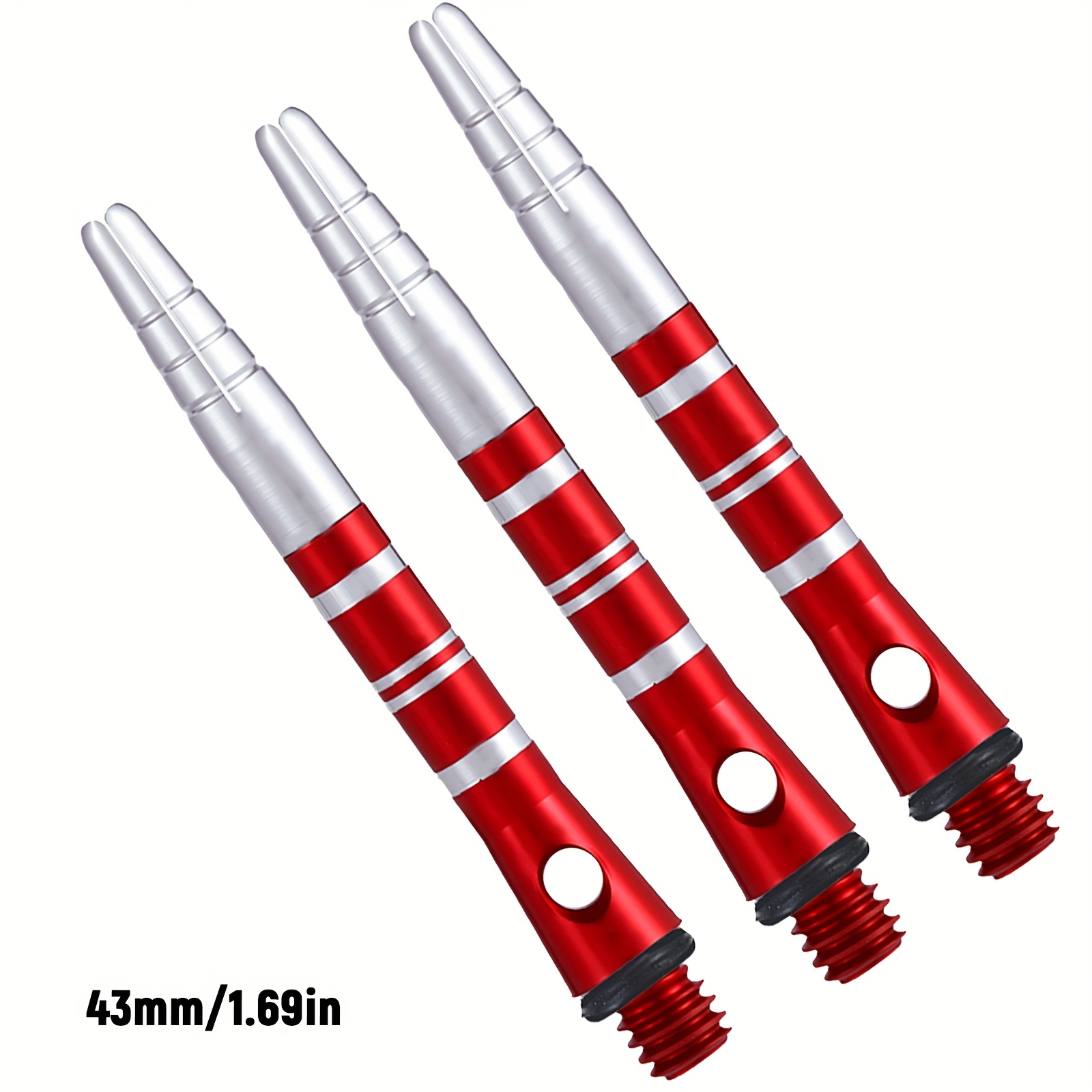 43mm Rotatable Aluminum Alloy Dart Shafts 3pcs