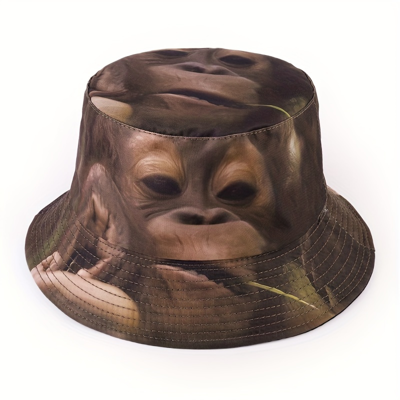 Chapeau Bob Réversible Requins - Coton, Unisexe, Pliable, 56-58cm Pour Randonnée, Pêche, Plage