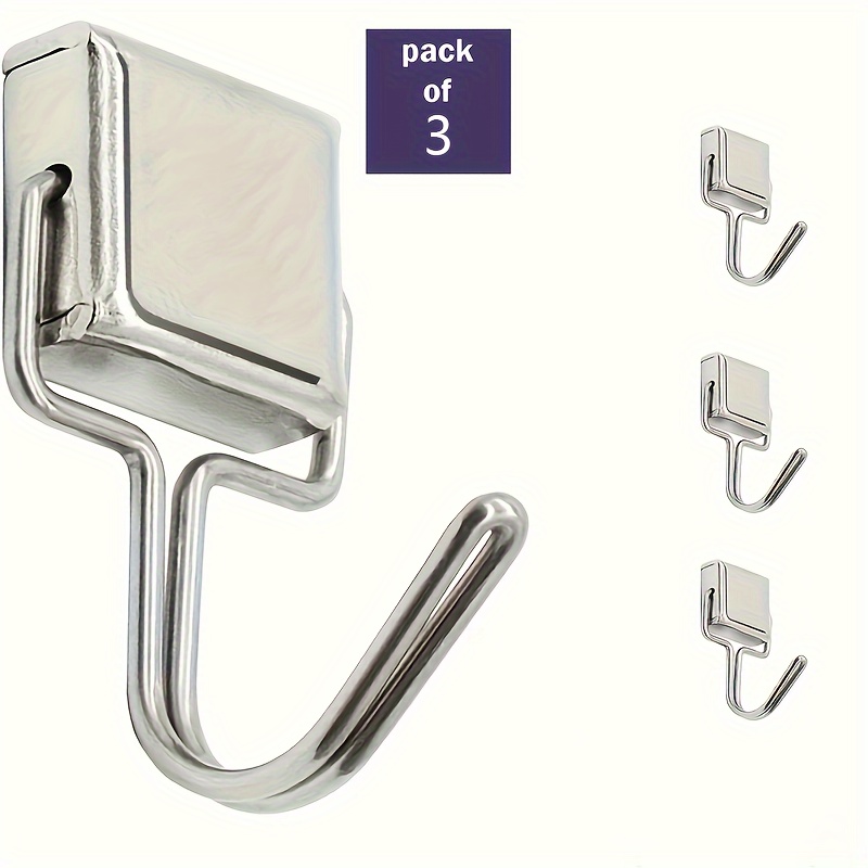 

3/6/9pcs Magnetic Hooks, 14lbs Super Strong Magnets With Hooks For Hanging, Cruise, Fridge, Refrigerator