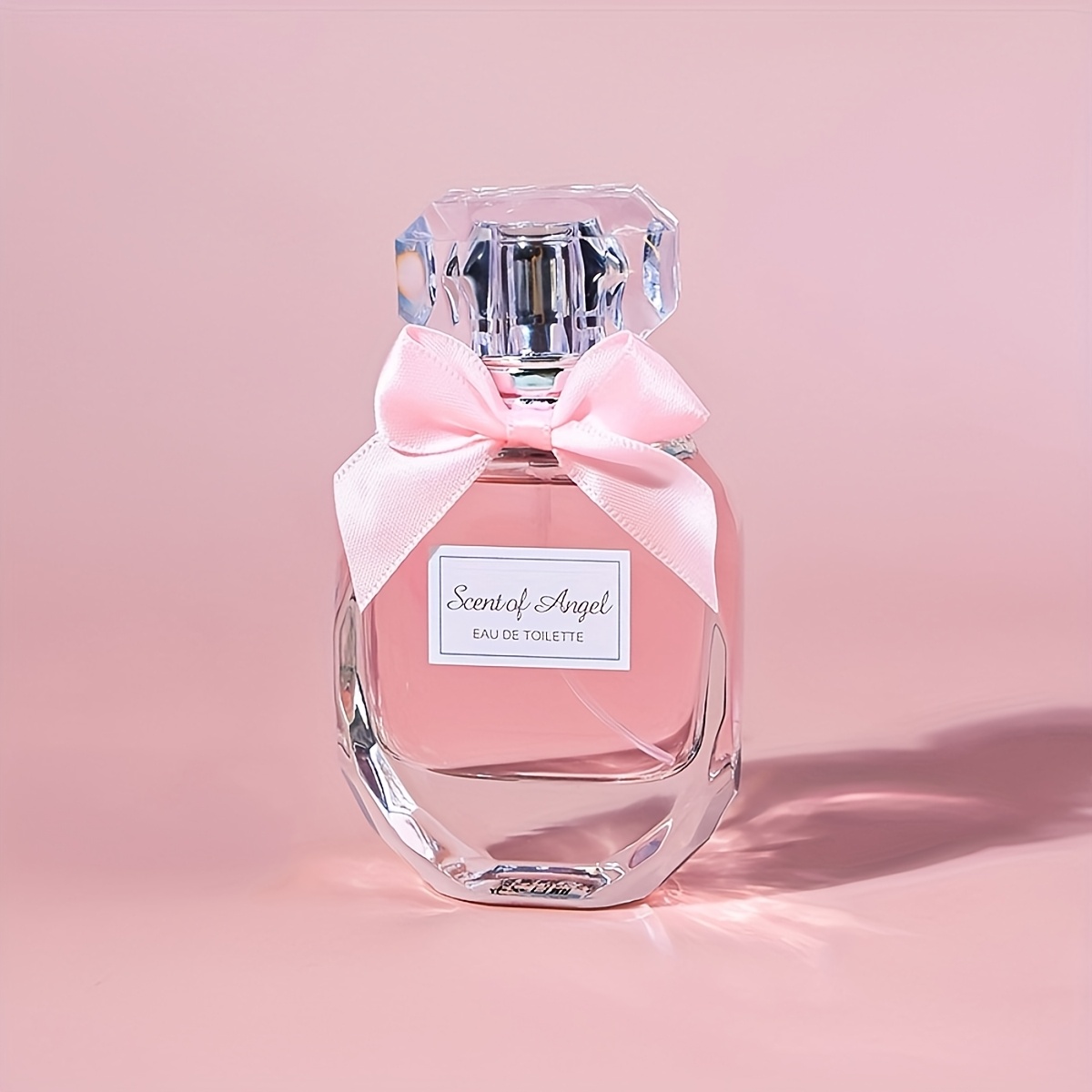 1.01oz Angel Eau De Toilette for Women - Floral & Sweet Scent, Long-Lasting Fragrance, Formaldehyde-Free, Pink Bow Design, Perfect Gift for Valentine's Day & Mother's Day