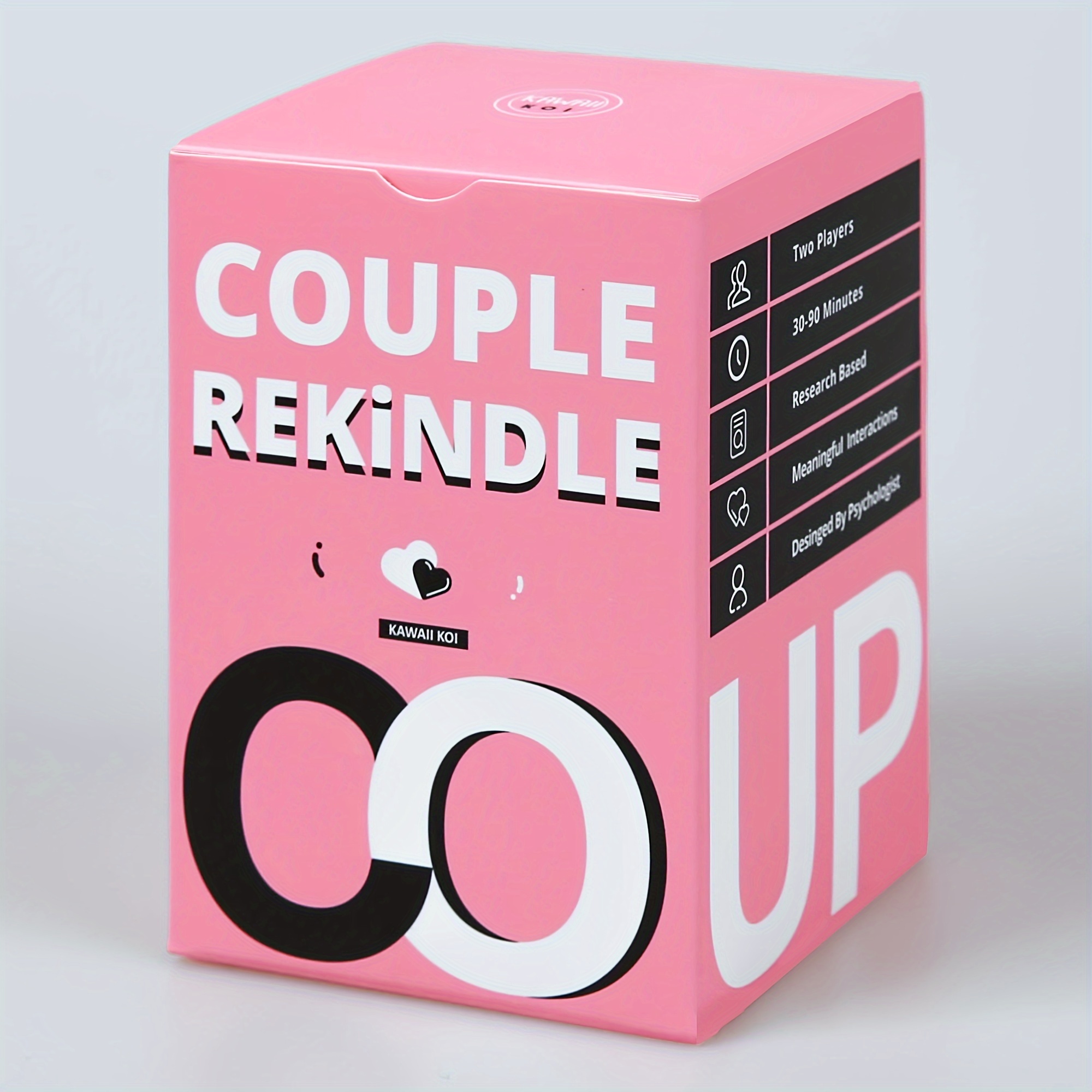 Couple Reconnect Game Box - 165 Conversation Cards, Date Night & Anniversary Gift, Paper Material, No Electricity Needed, Featherless, Fun & Engaging for Couples for Halloween, Christmas Event & Party Supplies Halloween&Christmas