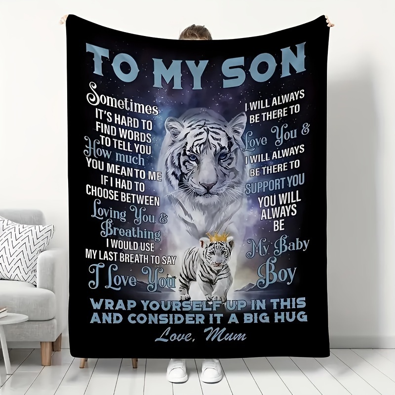 

Blanket - Mom To Son, For , Bed, , Camping &