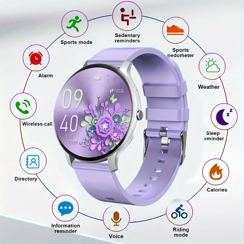 smartwatch for men women 1 46 hd touchscreen high quality 100 exercise wireless 5 3 pedometer distance sedentary remote music control usb charging silicone strap tft screen jl7012 chip 230mah battery perfect gift stylish watch lightweight wearable smart enthusiasts health monitoring modern wearable comfortable wear touchscreen watch healthconscious Product details 1