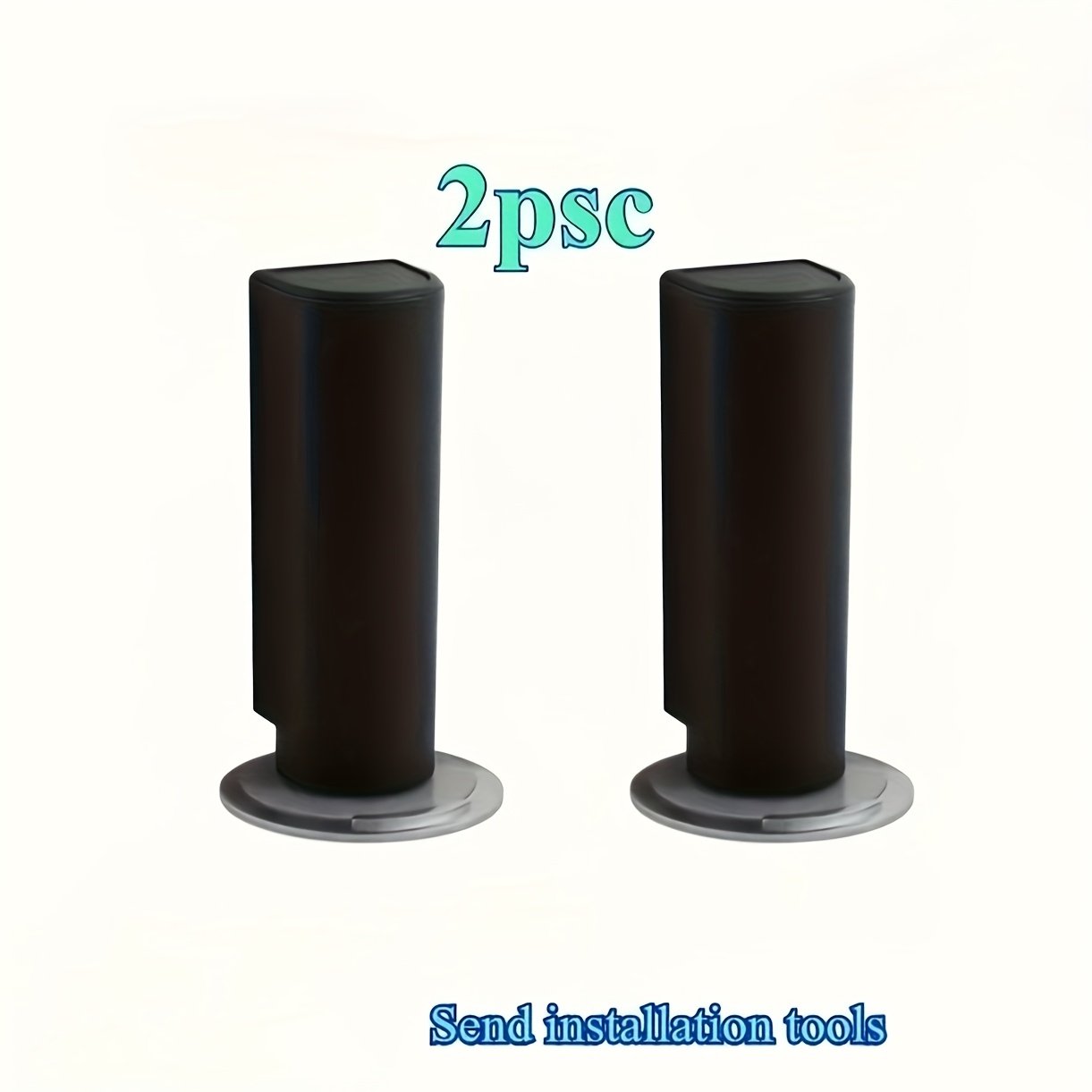 TEMU 2pcs Magnetic Invisible Door Suction Punch Free Anti Collision Door Holder Stops Without Drilling, With Adhesive Backing.protects Doors From