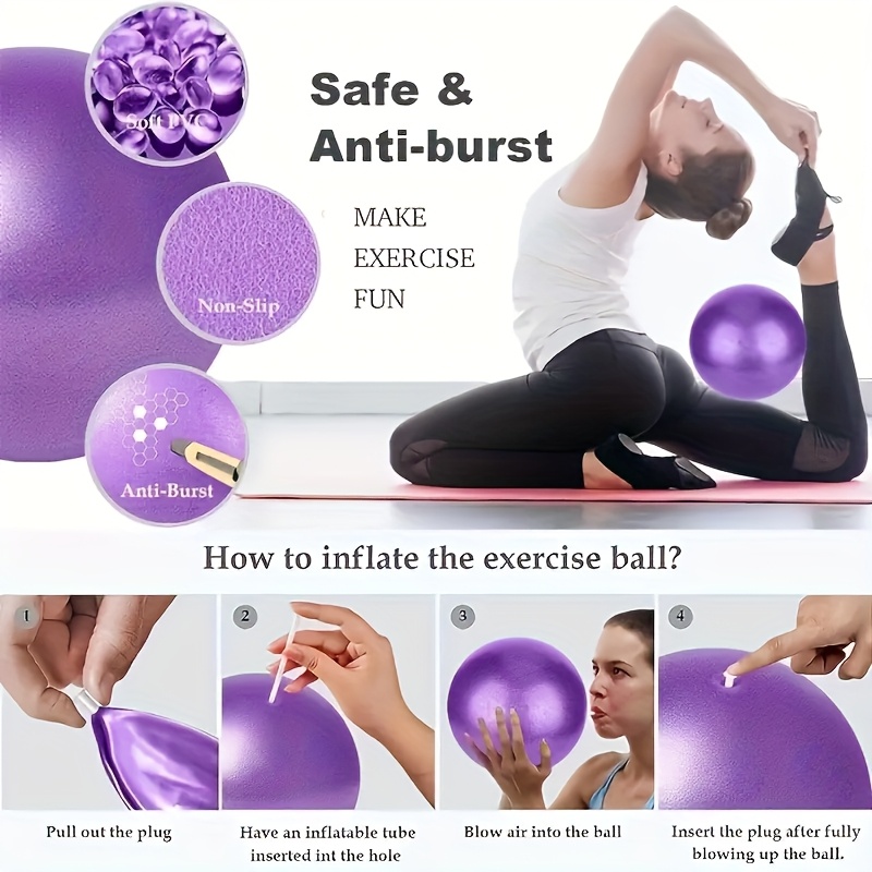 An 8pcs Premium Yoga And Pilates Set, Featuring a Non-Slip Exercise Ring for Flexibility And Strength Training, Ideal for Home Fitness Equipment And Body Shaping