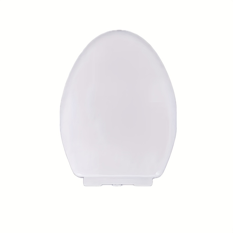E-shop 1 Set Universeller, verdickter weißer Toilettensitzbezug, V-förmiger Schnellverschluss-Toilettendeckel, Toilettensitz mit -Funktion,