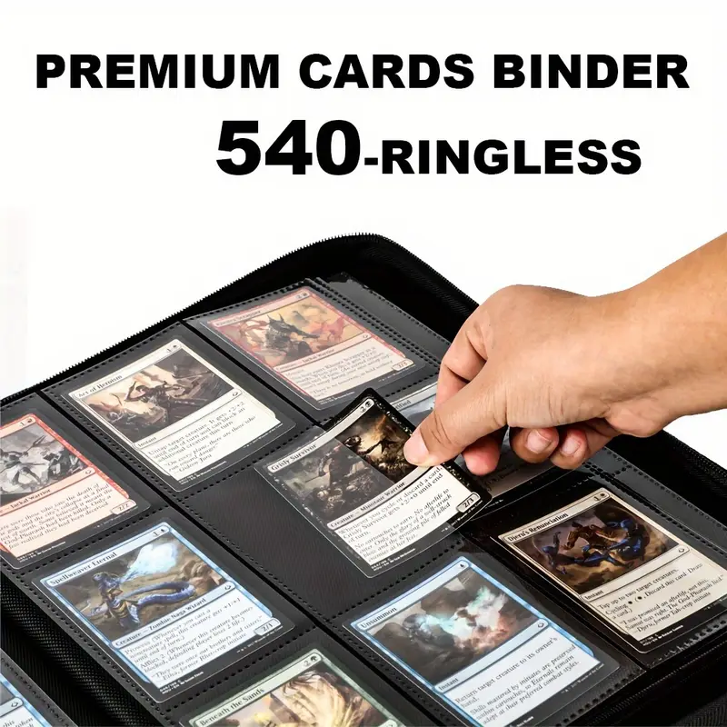 premium cards binder 540 pockets holder trading cards tcg - Temu Portugal premium cards binder 540 pockets holder trading cards tcg - Temu Portugal