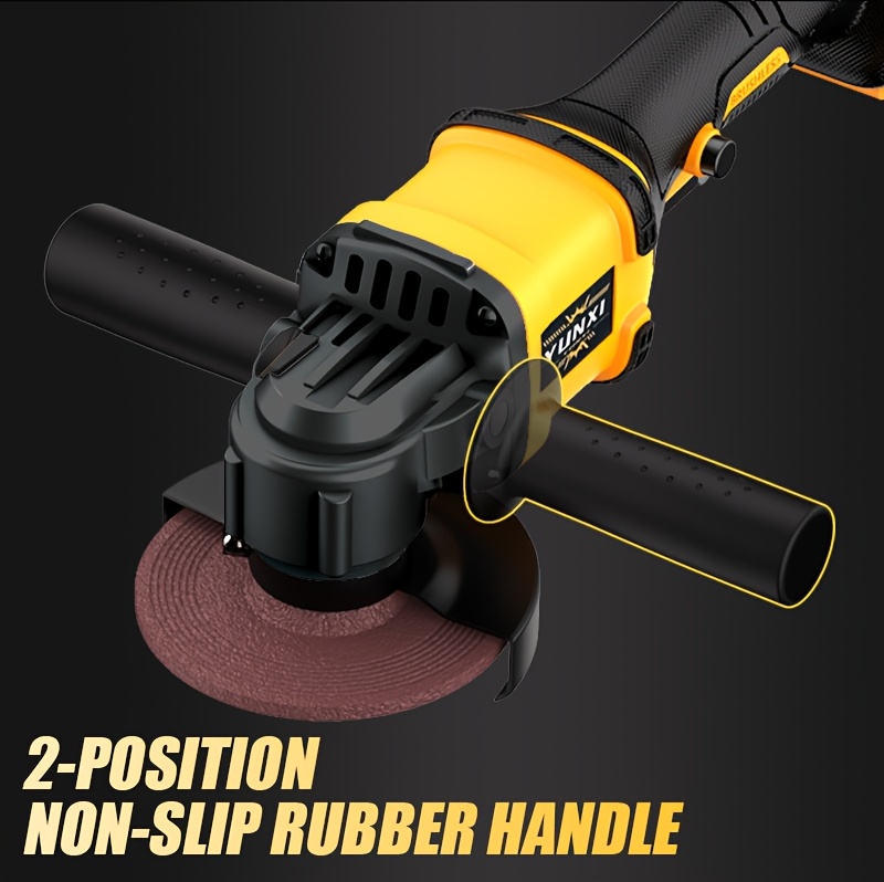 2025 Accu Haakse Slijper & Polijstmachine - Zware Lithium-Ion - Dual-Mode (/) Slijp- en Polijstmachine met Snellader, EU Stekker (230V), voor Metaalbewerking, DIY, Renovatie -