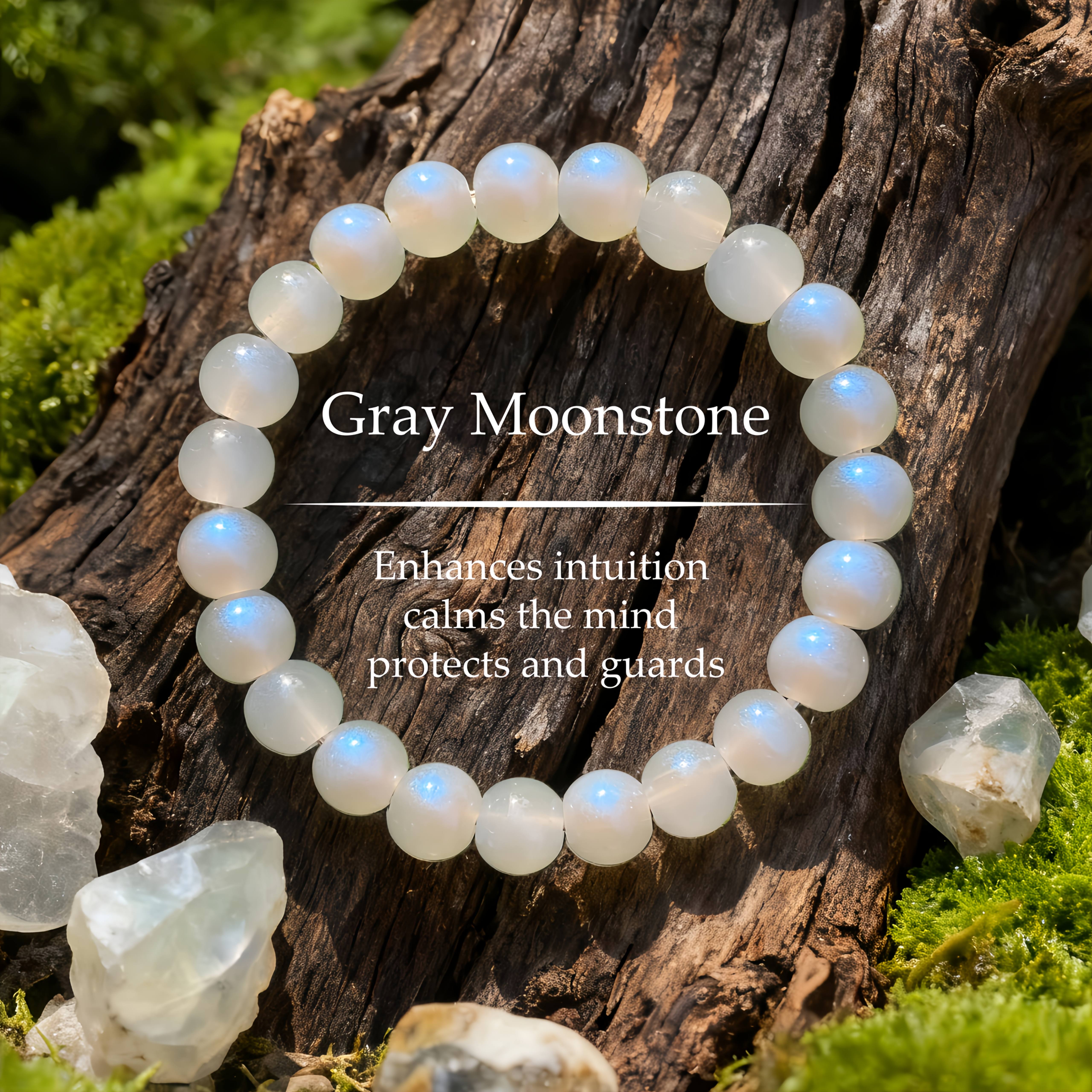 Gray Protective Bracelet, Suitable For Yoga Meditation, Attracting Good Luck, Bohemian Fashion Bracelet, Unisex, Suitable For Holiday Gifts, Birthday Gifts, Party Gifts For