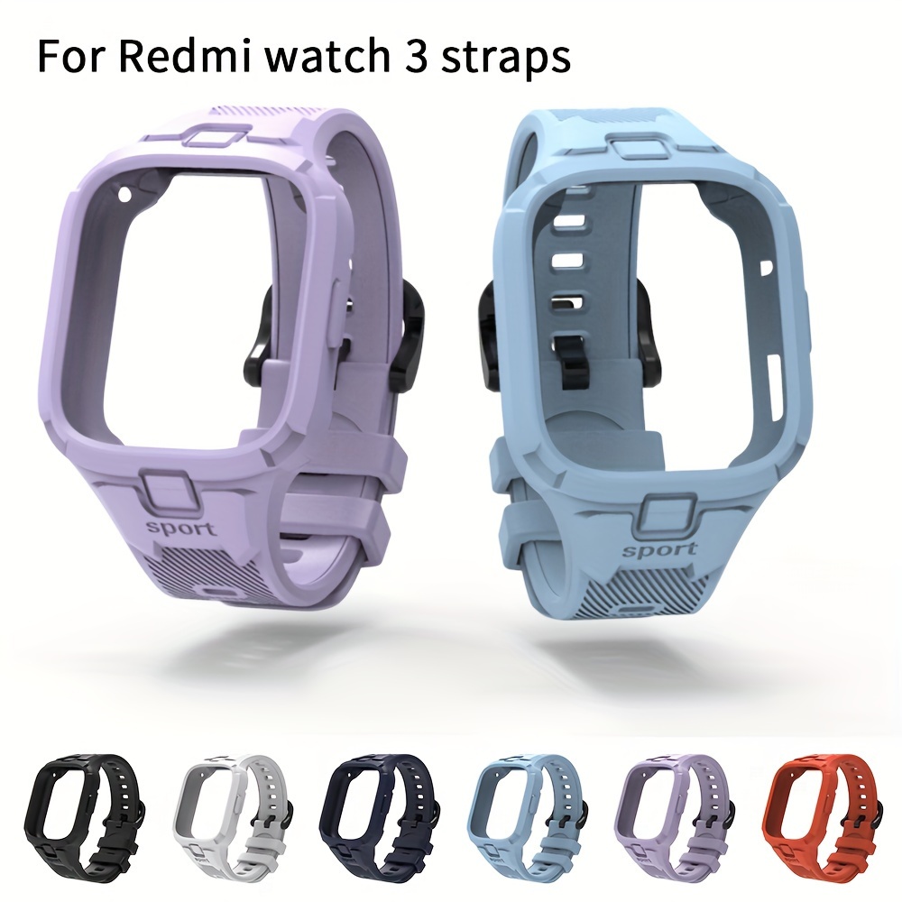 Comprar Funda de TPU inteligente Carcasa protectora de parachoques Nuevo  protector de pantalla Redmi Watch 3 Active