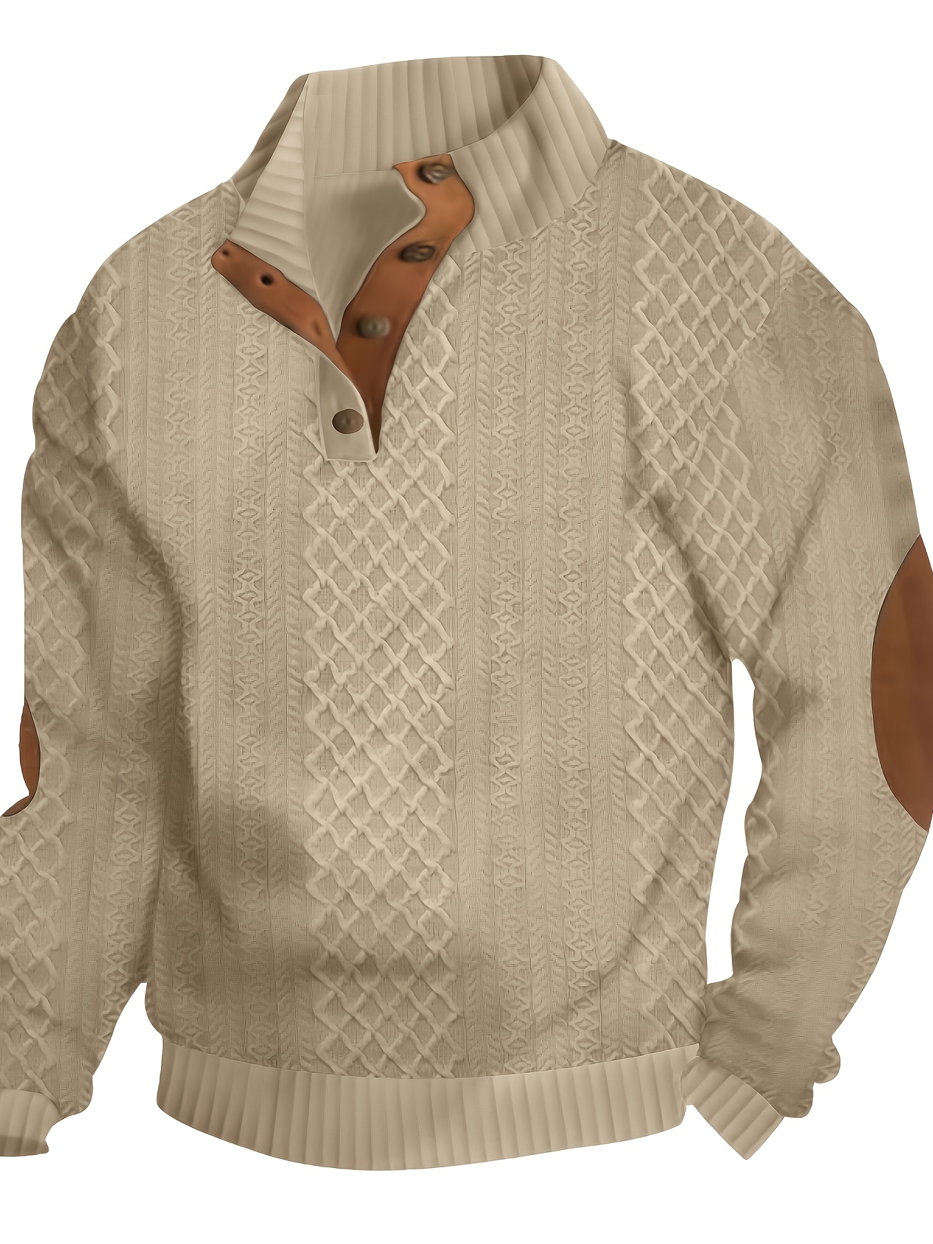 Men's Spring/autumn Jacquard Fabric, Soft, Comfortable, Casual, and Stylish