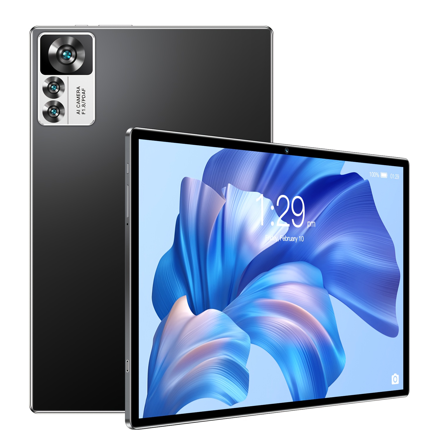 TEMU New Android 15 Tablet 10 Inch 16(8+8)gb 256gb Rom 5g Wifi Core Ips 6000mah Otg, Multimedia Tablet, Study Tablet, Modern Tablet, Sleek Tablet,