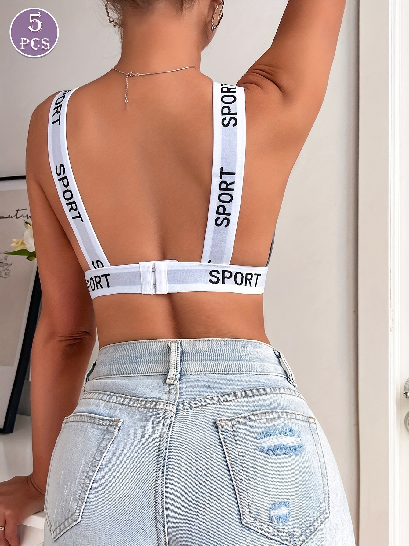 5pcs sujetadores deportivos mujer sin aros relleno Temu Ecuador