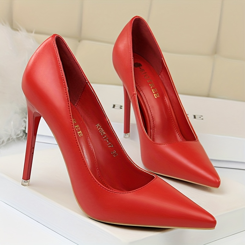 fashionable womens stiletto heels with a pointed toe versatile and     autumn and winter women shoes