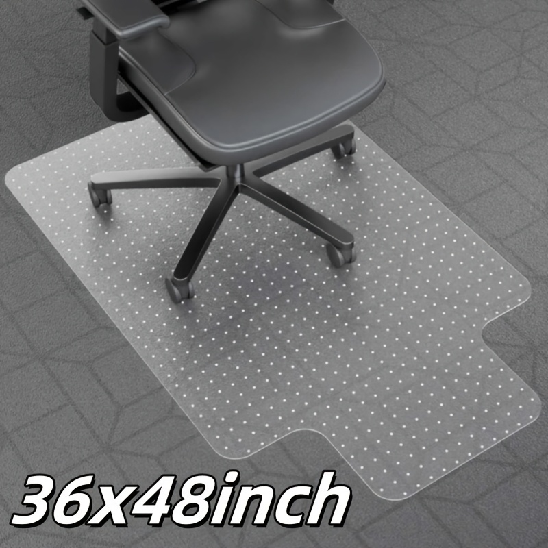 clear chair mat sold on Temu United States