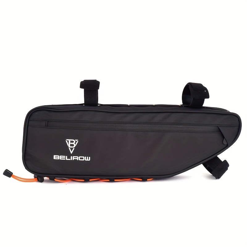 Image of Mountain Bike Top Tube Bag, Cycling Storage Inner Bag, Road Bike Top Tube Large Capacity Commuter Bag, Extended Top Tube Bag