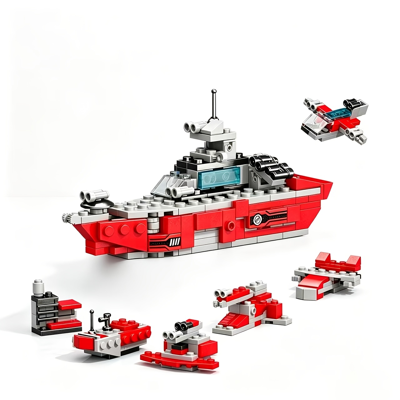 Aircraft Carrier Building Blocks, Educational Toy