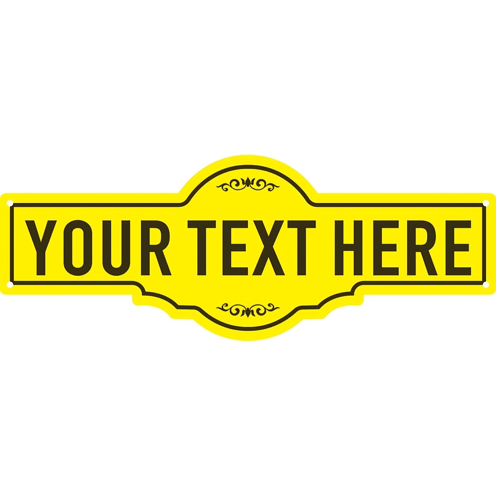 1pc personalized street signs customized street signs street markers yard signs personalized signs customized signs outdoor signs 0