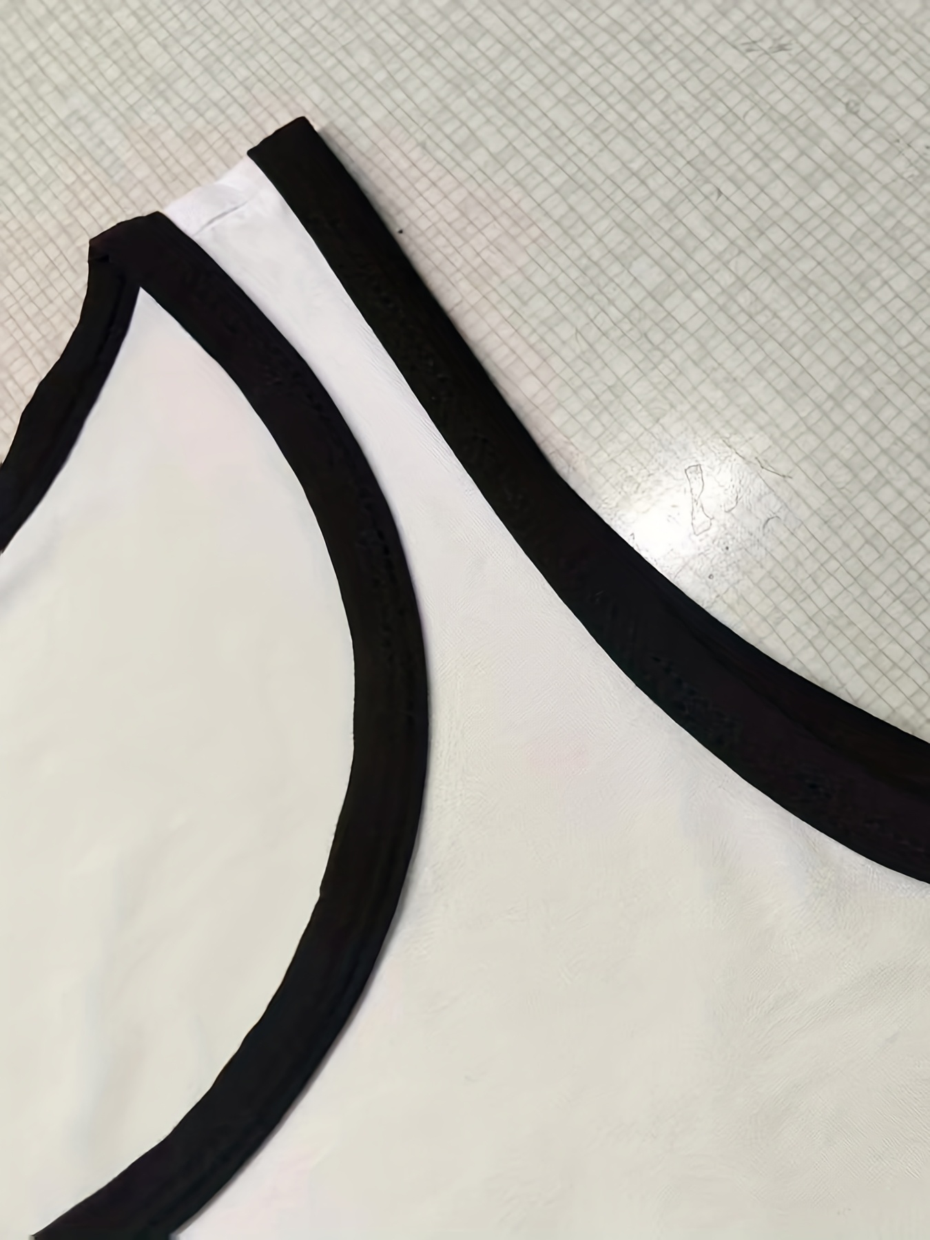 Men's Solid Color Vest Summer Tank Top Sleeveless Fitness Sports Shirt Trendy