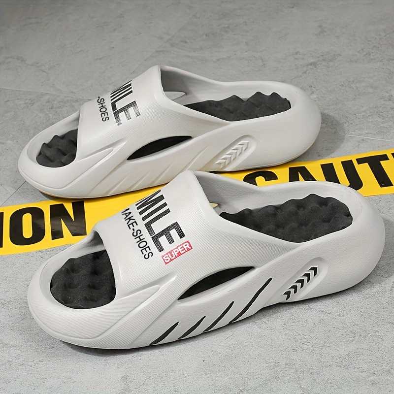 2025 summer unisex outdoor slides non slip eva sandals with   design breathable open toe   for men women durable casual slippers for   and pool   summer sandals home relaxation footwear   design flexible sole construction Product details 10