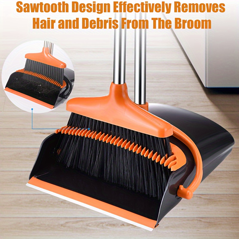 

Set Comb Standing Sweeping Set 4 Of Dustpan