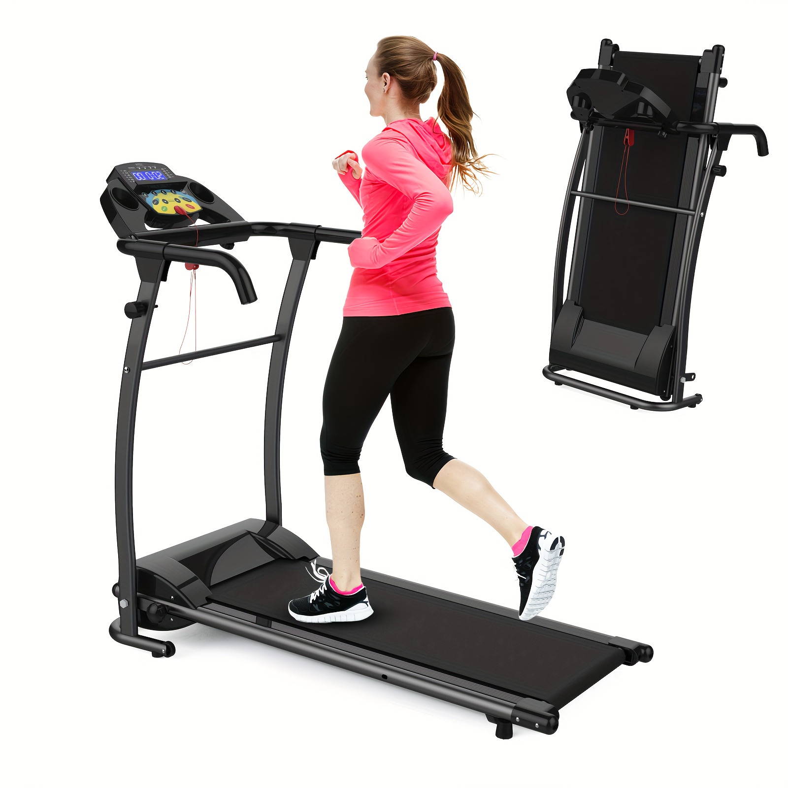 

1pc Treadmill, 2.5 Portable Running , For / Running, ,