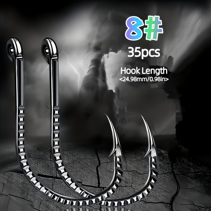 barbed hook fishing Funien 100pcs Double-barbed Fishhook for Saltwater Freshwater High Carbon Steel Sports & Outdoors Xplore Black Nickel Finish Model:LEXA-LC150HL The 20 Best Lures