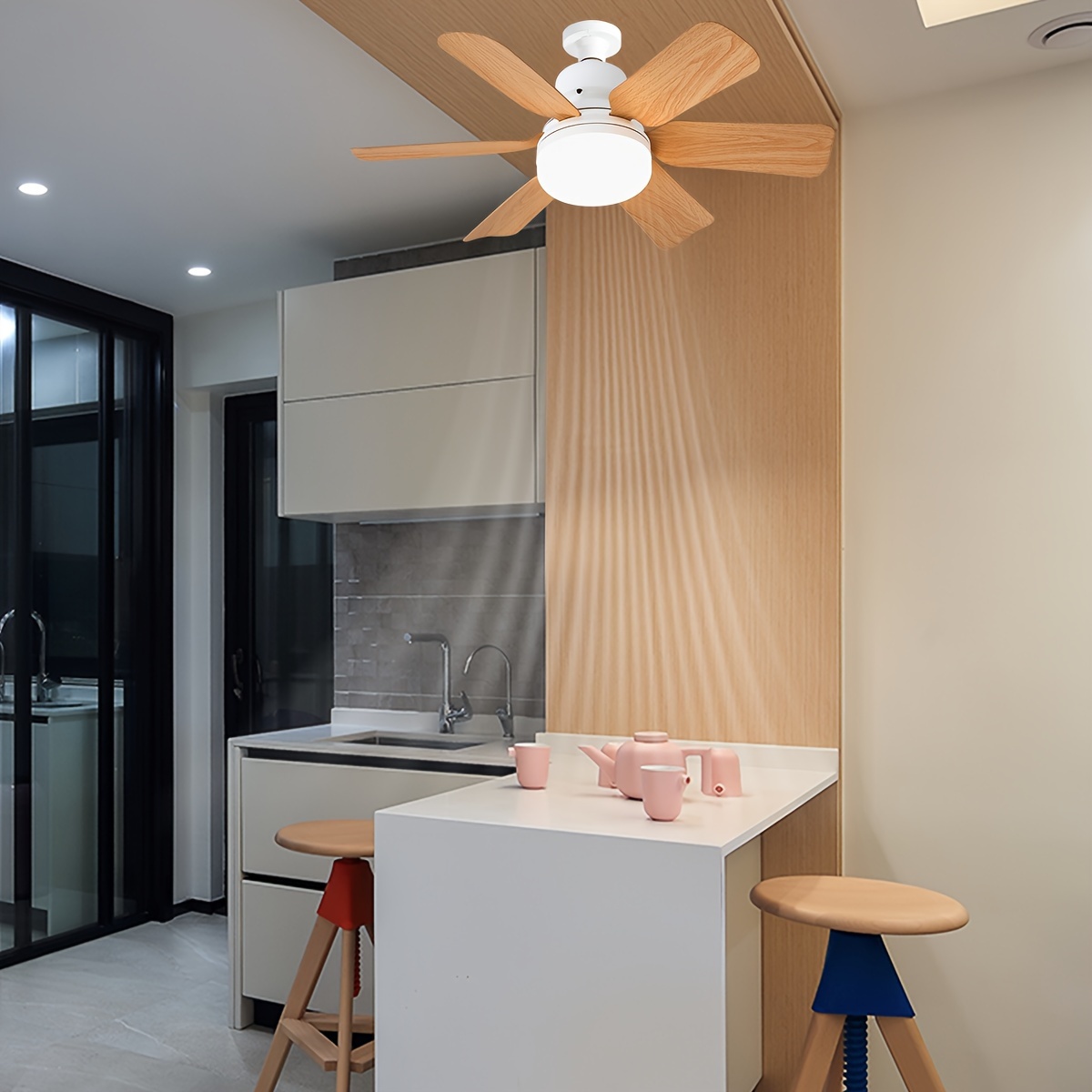 1pc socket fan light screw ceiling fans with lights and remote e26 e27 ceiling fan base small ceiling fan for light bulb dimmable socket fan ceiling fan with light for bathroom bedroom room details 3