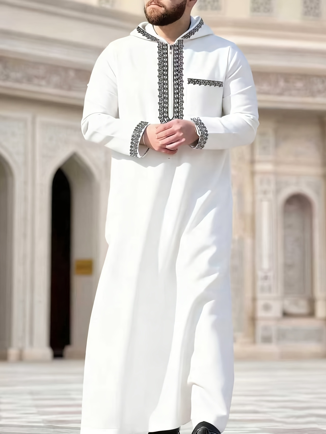 Traditional Arabic Dress Thobe Abaya Marwa Fashion Thobe Dress For Women  With Traditional Palestinian