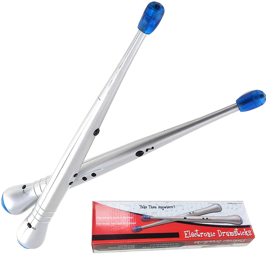 TEMU Electronic Induction Rhythm Music Drumsticks 1 Set, Rhythm Music Drumsticks, Leisure And Entertainment Festival Party, Air Percussion Instrument