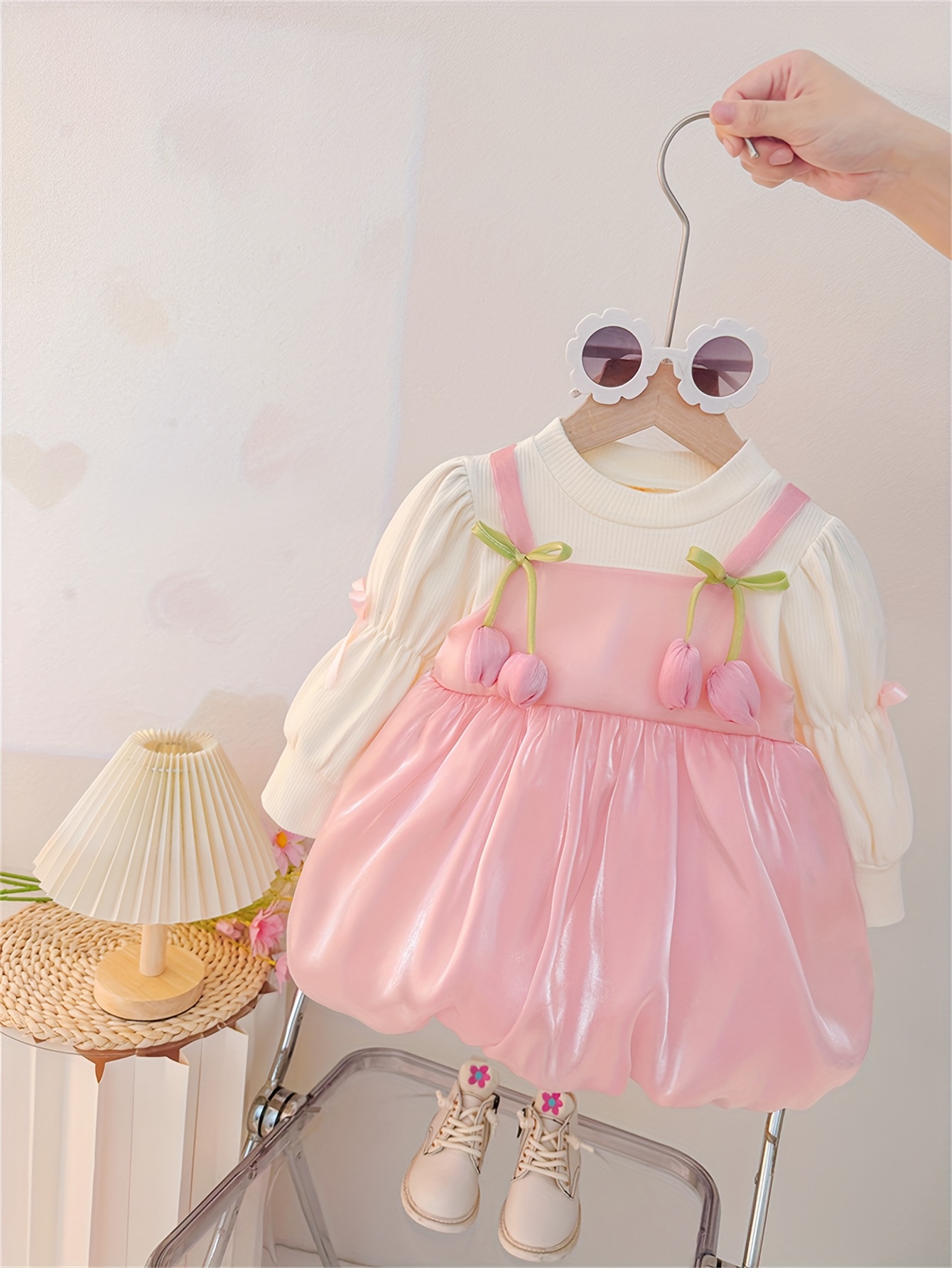 long sleeved princess dress baby girls in autumn winter - Temu Oman