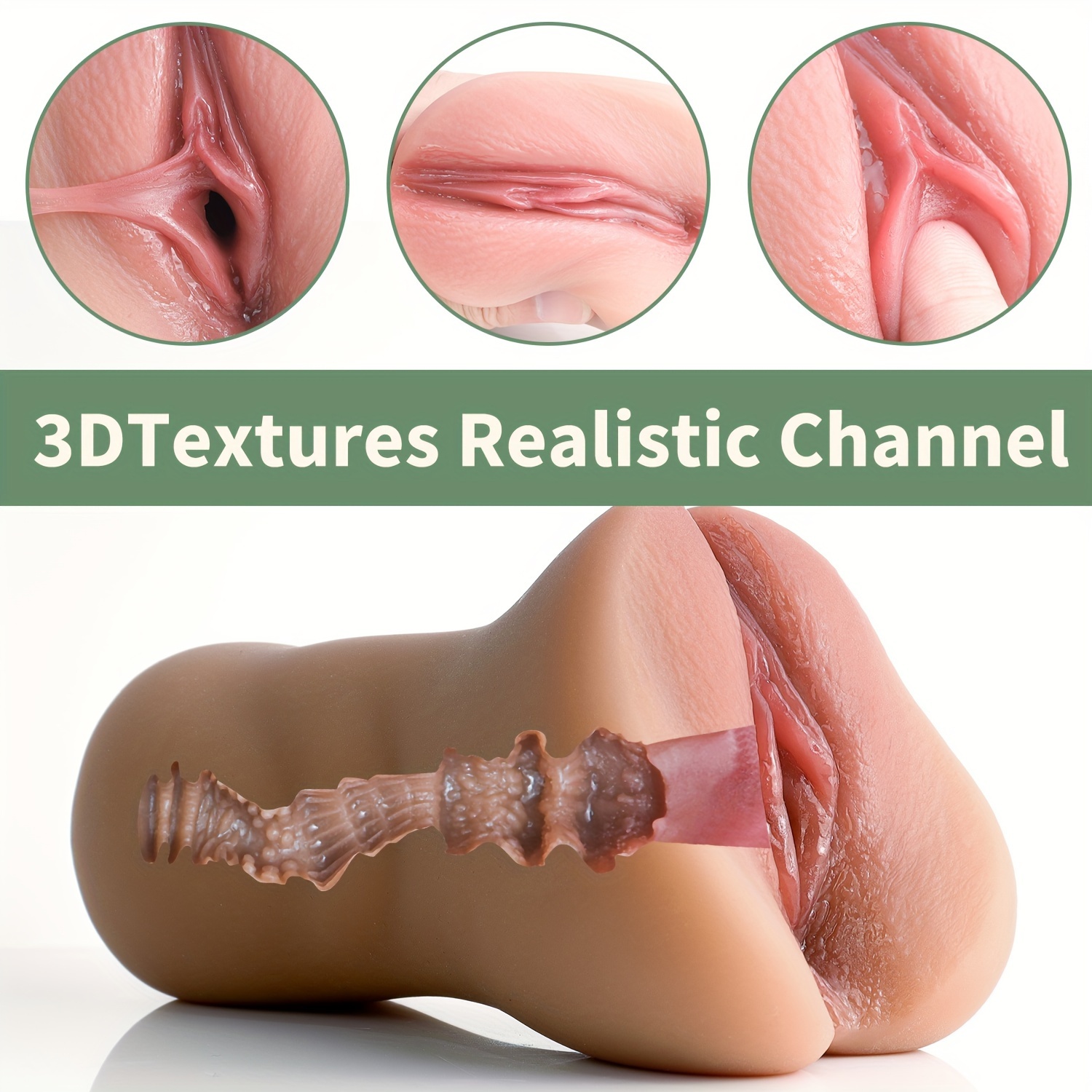 0.617 lb Male Sex Toy Mini Masturbator, Can Be Wrapped with One Hand to Feel The Skin Fit, The Deepest Fit, Soft And Hand-Held, TPE Material, Real Vagina