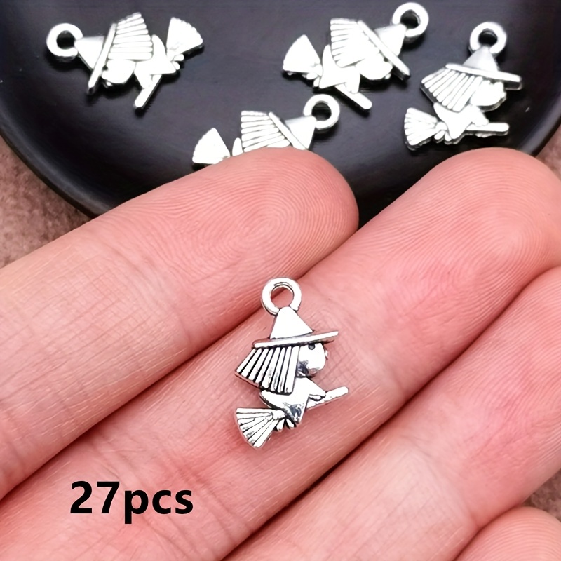 27pcs Multi Colored Little Charm Pendant, Bohemian Style Jewelry Accessories, Handmade Making Bracelet, Necklace, Earring Accessories 12*16mm