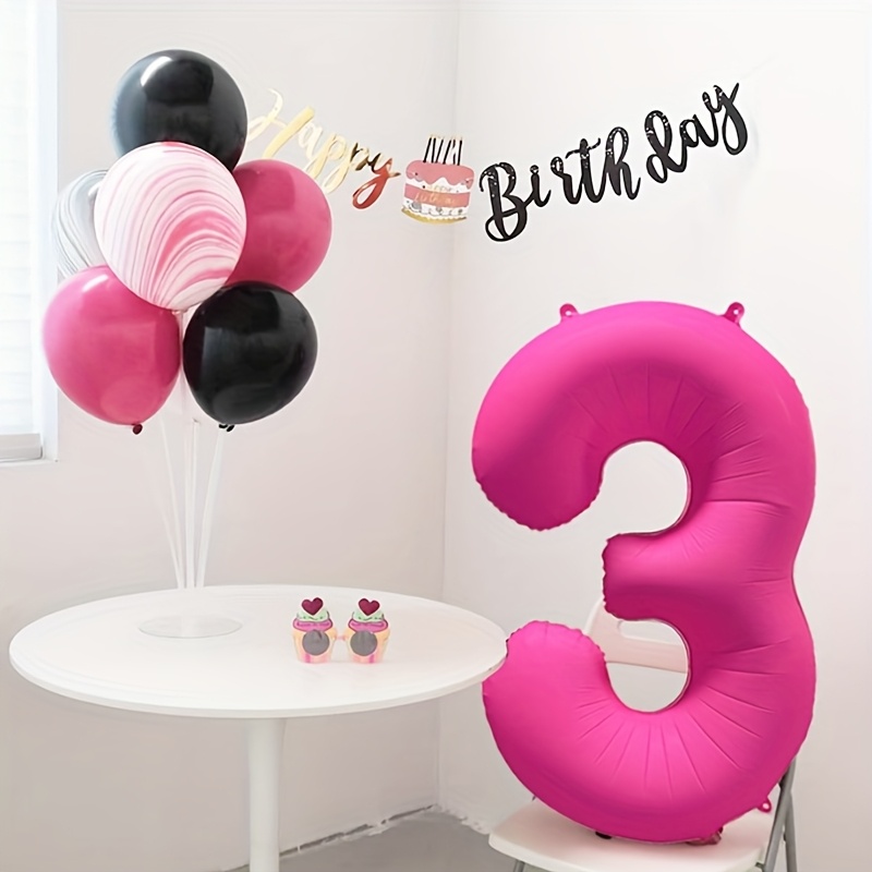 Space Digital Background 3rd Birthday 1pc 40 Inch Large Fluorescent Pink Digital Aluminum Film Temu Mauritius