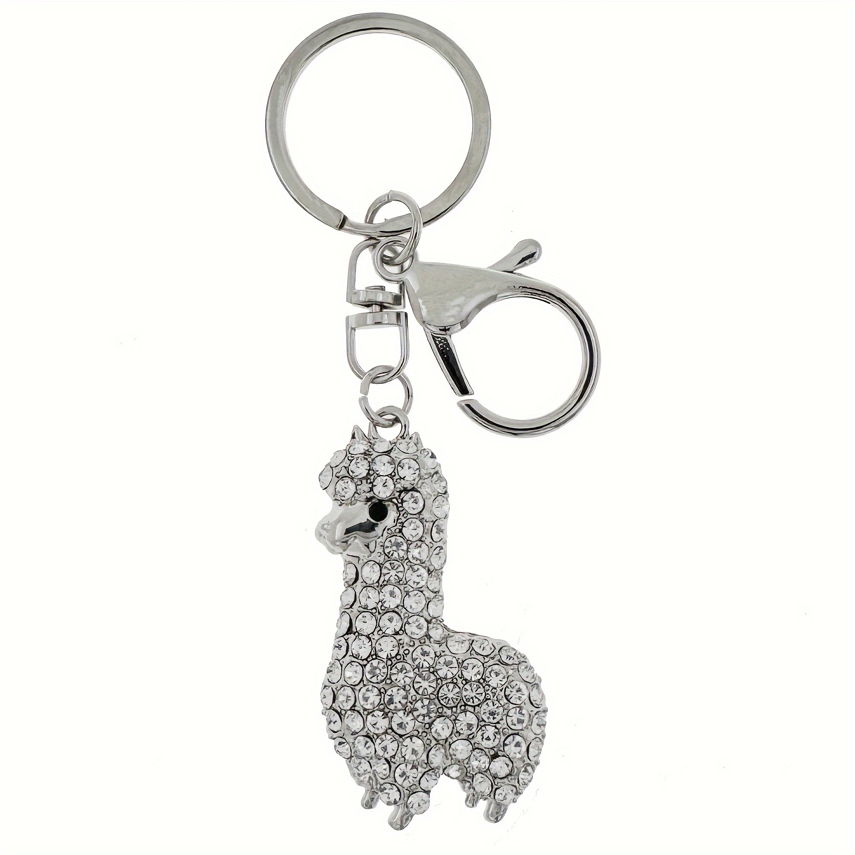 

A Keychain With A Girl Lama , Decorating Bags Or Cars, Ideal As A Gift For A Best Friend.