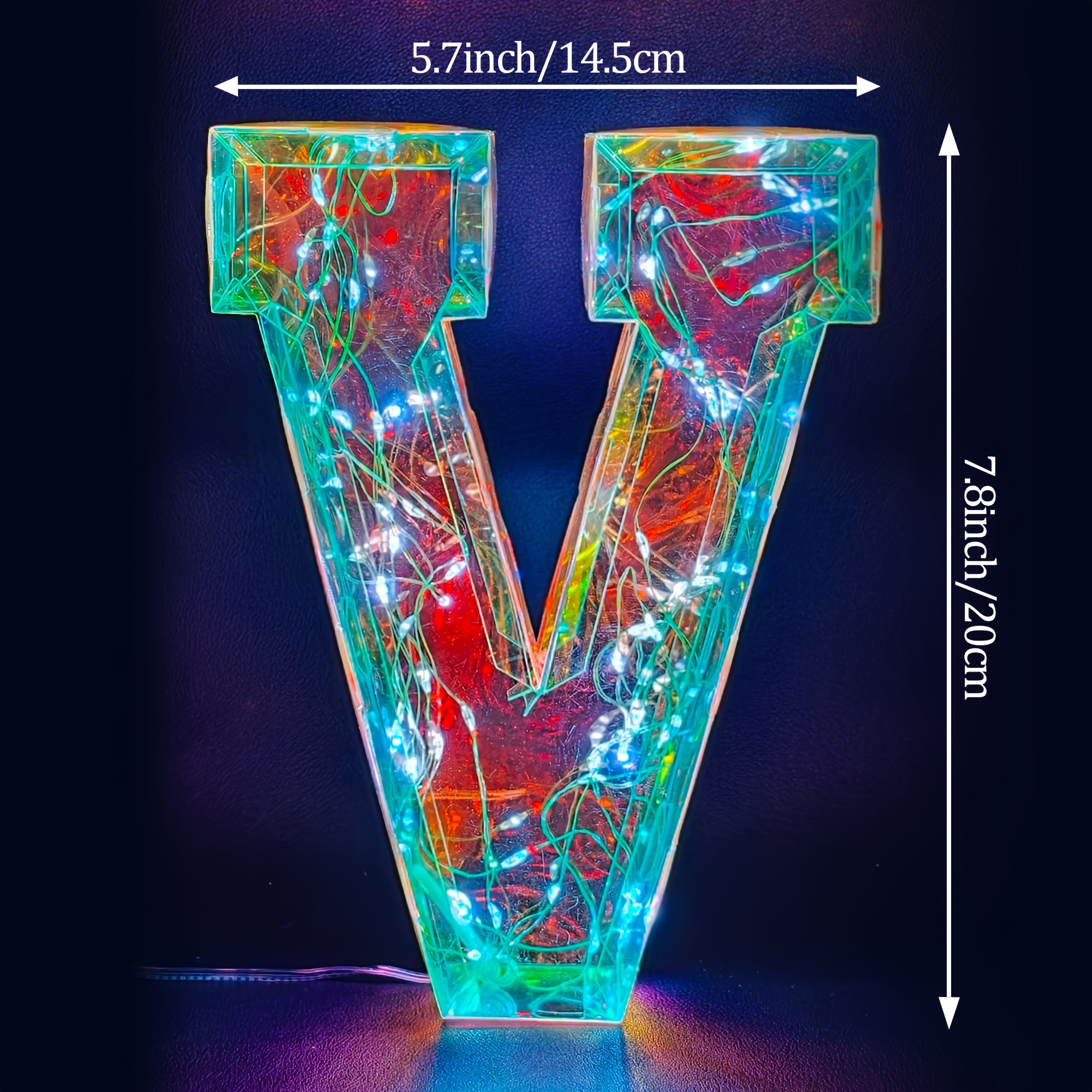 LED Color-Changing Letter and Number Lights