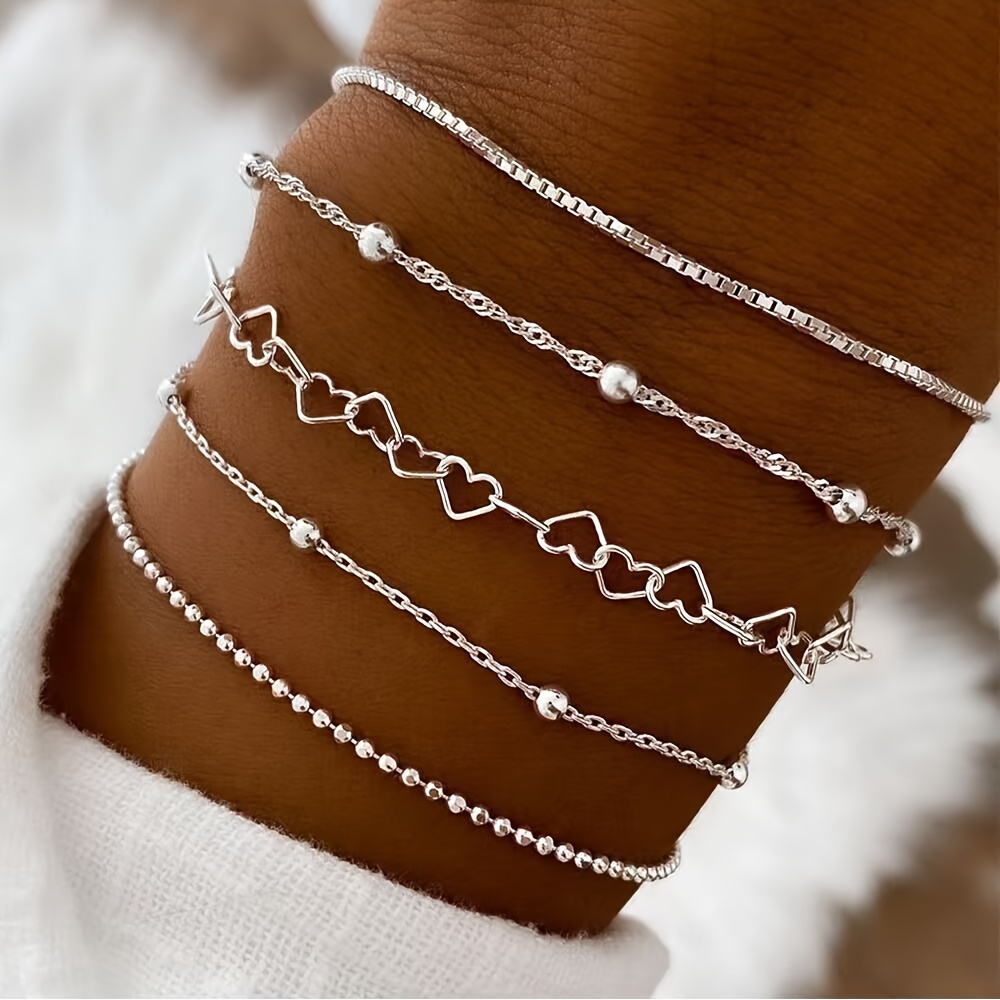 

Lot de 5 bracelets en fer de - Pas de , et les de cadeau, compatibles toutes
