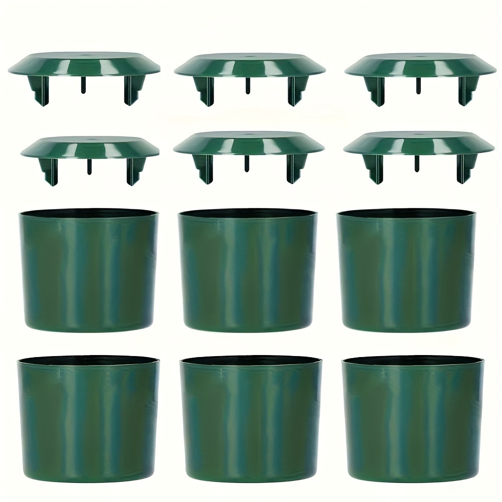 E-shop 12er-Pack Schneckenfalle Set, Hochwertige Schmetterling, Schnecken- und Garten Schädlingsbekämpfung, Robustes Plastik mit Deckel,