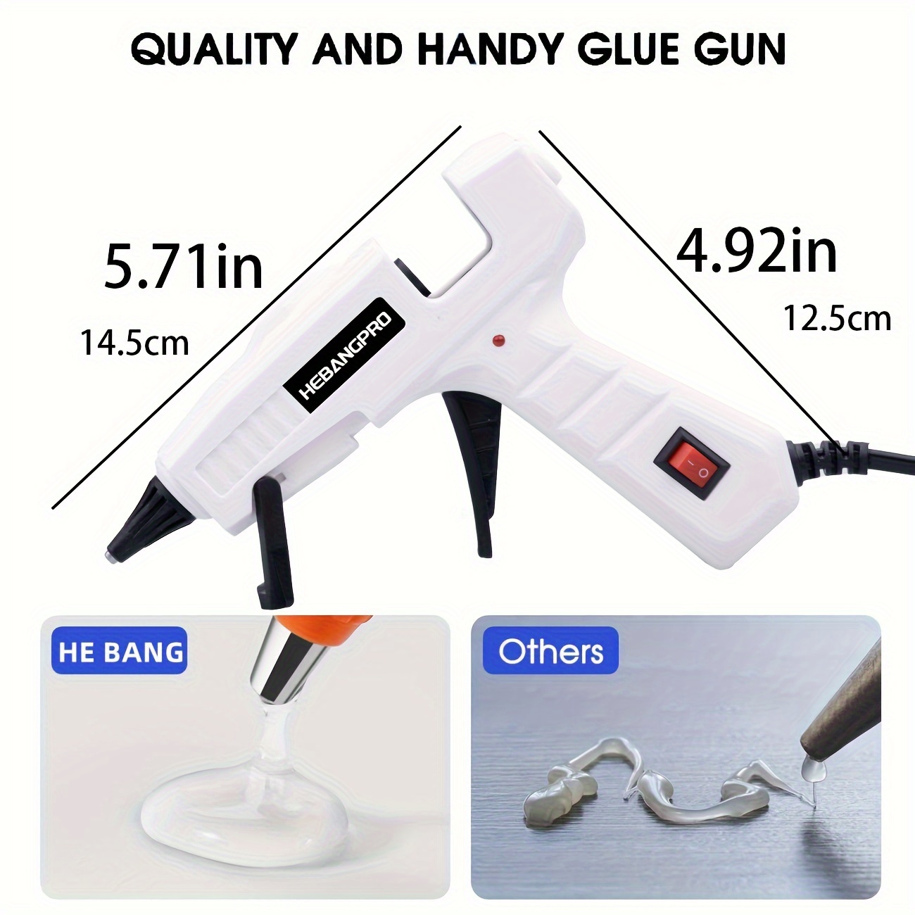 30w handheld glue gun kit with 30 sticks dual voltage 110v 220v us plug ideal for crafts repairs glue gun with glue sticks cordless details 1